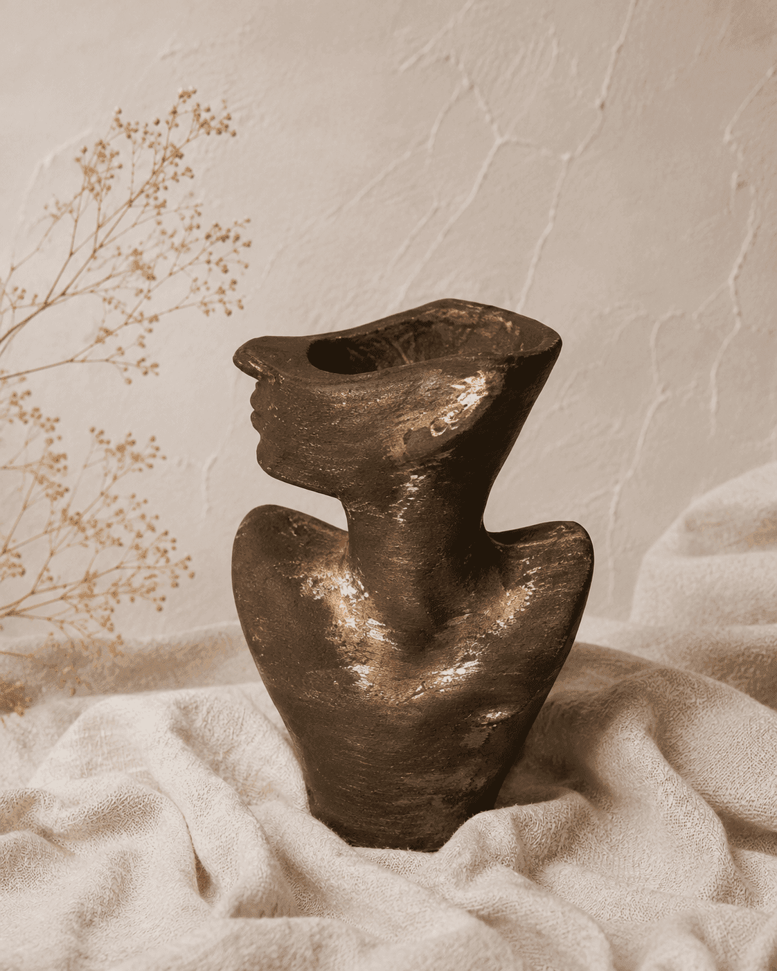 مجسمه پتینه برنزی